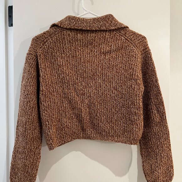 Aritzia Wilfred Nextdoor Sweater - Marbled Brown/Beige/Tan/White (S) - Picture 5 of 6